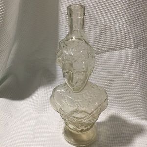 Vintage Victorian Bust Decanter